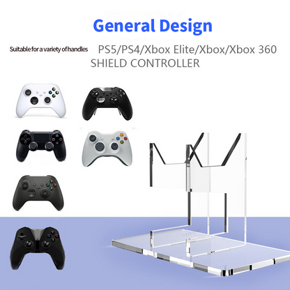 Game Controller Holder for Desk, Clear Controller Stand for PS3/PS4/PS5/Xbox/Switch Pro Controller