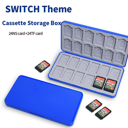 MAGNETIC Memory Card Case for Nintendo Switch Games Cards or SD Cards