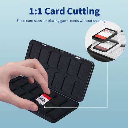 MAGNETIC Memory Card Case for Nintendo Switch Games Cards or SD Cards