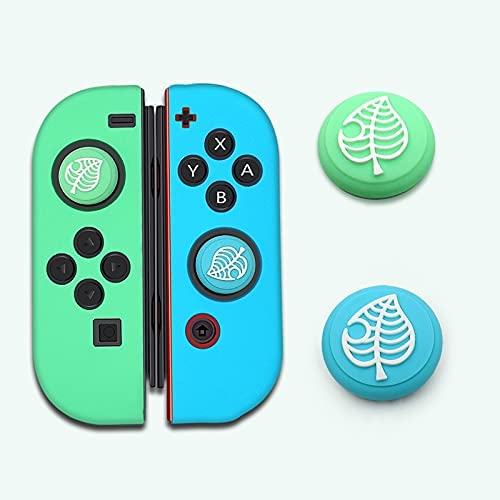 4PCS Switch Thumb Grips for Nintendo Switch Joy-Con Joystick, Cute Soft Silicone Joystick Caps Accessories Compatible with Nintendo Switch / OLED / Lite Joycon